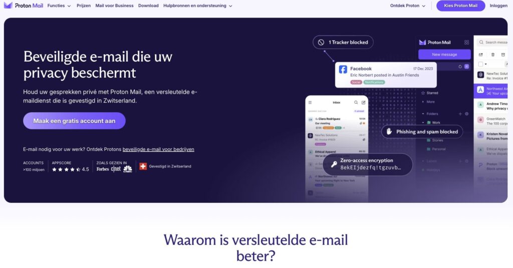 ProtonMail Interface