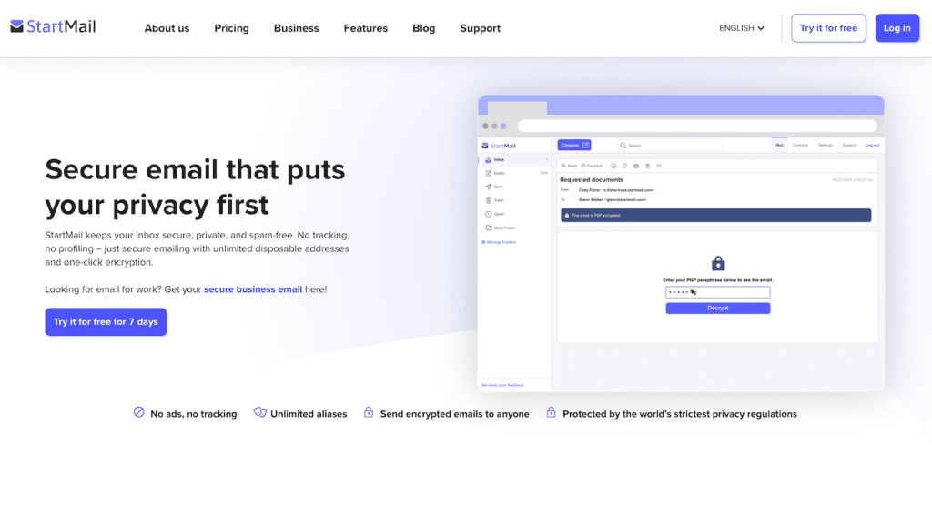 StartMail E-Mail-Service