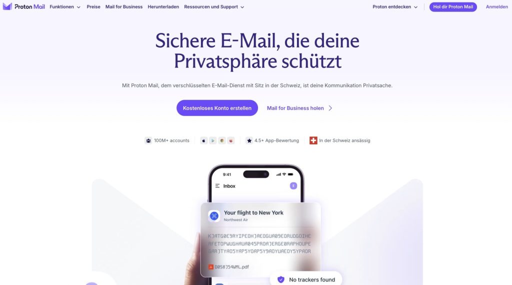 Proton Mail Screenshot